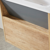 New Design Painting And Melamine Modern Bathroom Cabinet with Basin