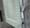 CE IP44 New Style 4 Sides Frame Illuminated LED Bathroom Mirror with Shaver Socket