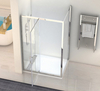 6MM Matt Black Pivot Glass Shower Door Bathroom Shower Enclosure Shower Room