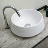 New Cement Gray Melamine Finish Matt Black Frame Free Standing Bathroom Furniture Vanity Set with LED Mirror