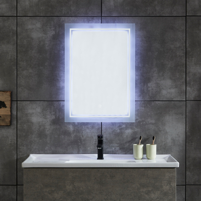 CE IP44 New Style 4 Sides Frame Copper-free Illuminated LED Bathroom Mirror