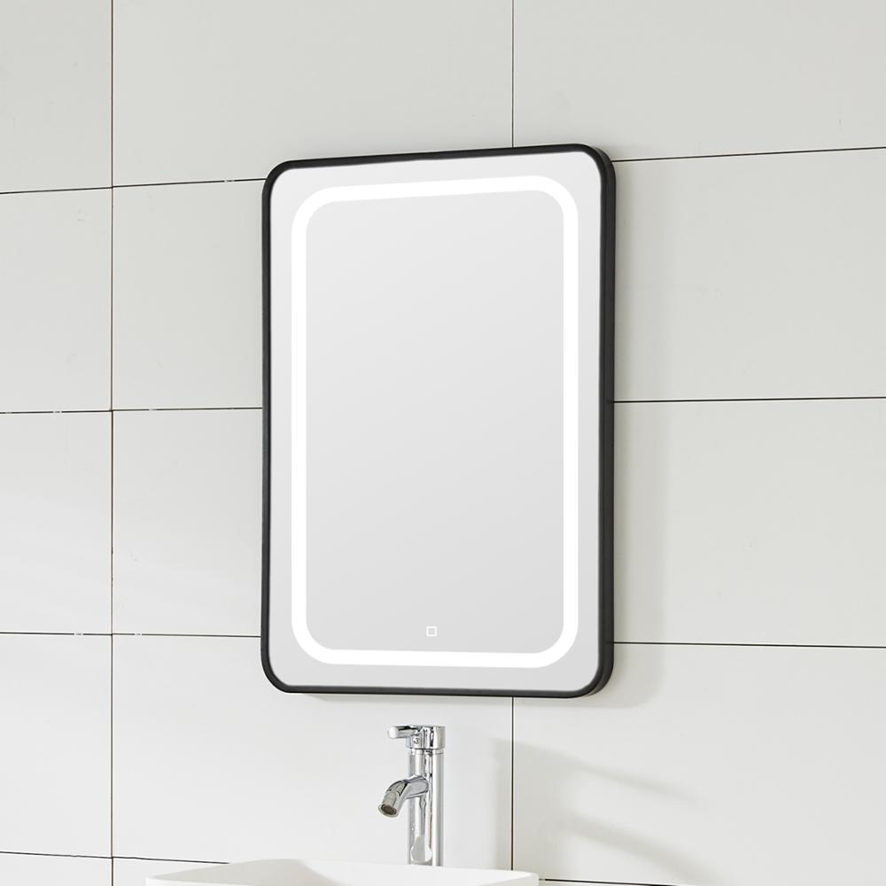 Black Iron Frame Bathroom Mirrors