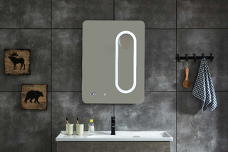 Vertical Line Copper-free Bathroom LED Mirror