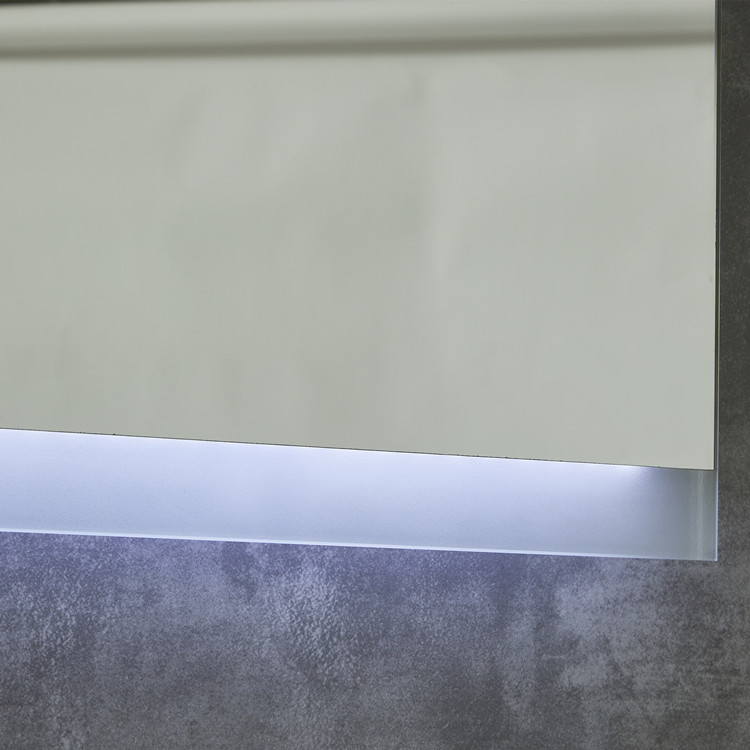 Popular Design Led Bath Mirror Silver Glass