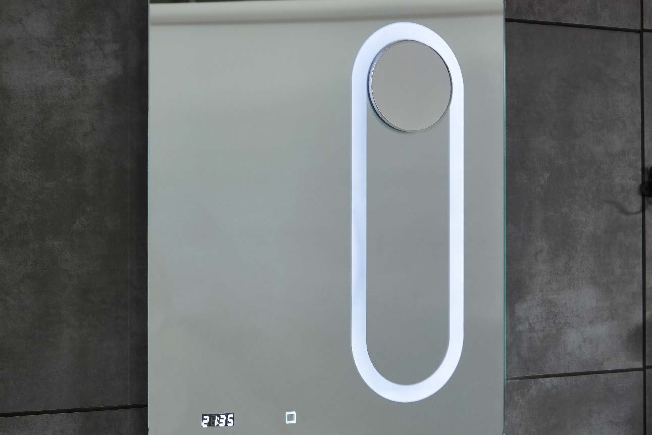 Vertical Line Copper-free Bathroom LED Mirror