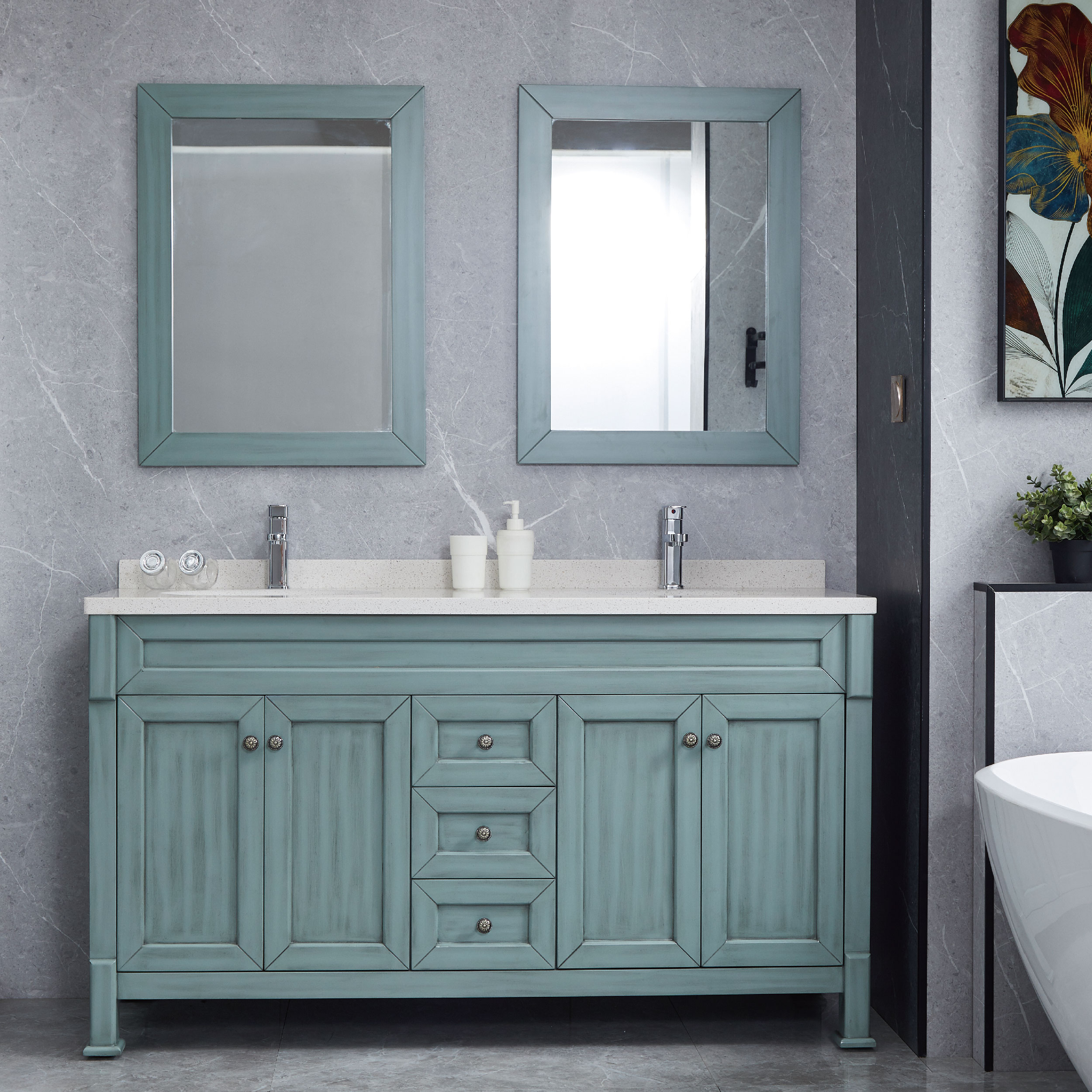 Peacock Blue Combine Bathroom Vanity Buy Bathroom Vanity