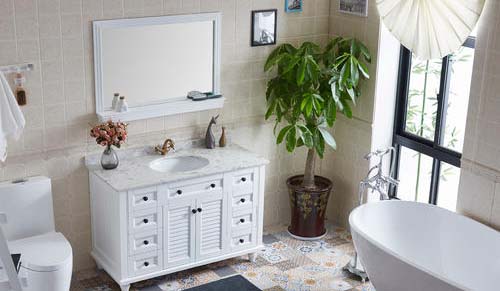 What are the functions of bathroom mirrors