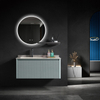 The Lacquer Bathroom Vanity Furniture Unit Blue with LED Light 